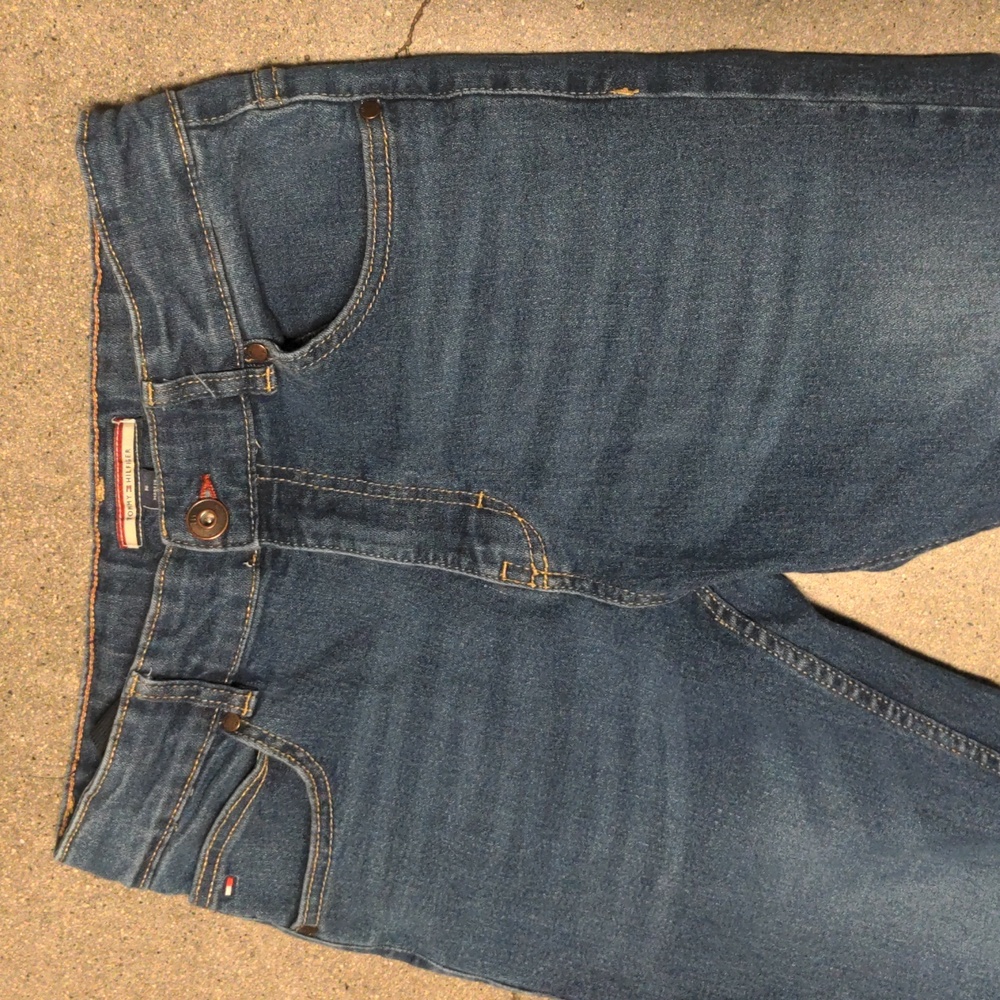 3/$15 Tommy Hilfiger girls skinny jean ultra rebel blue denim sz 16 youth EUC - Picture 3 of 10